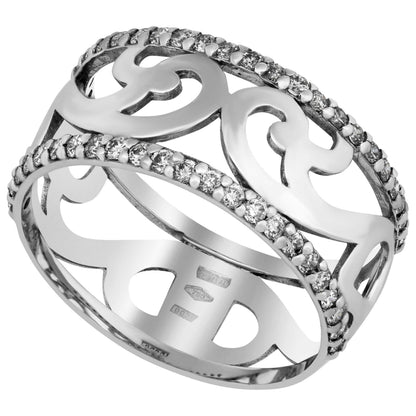 Front view of Piero Milano Elegant Women's Ring RIDI-109470-461