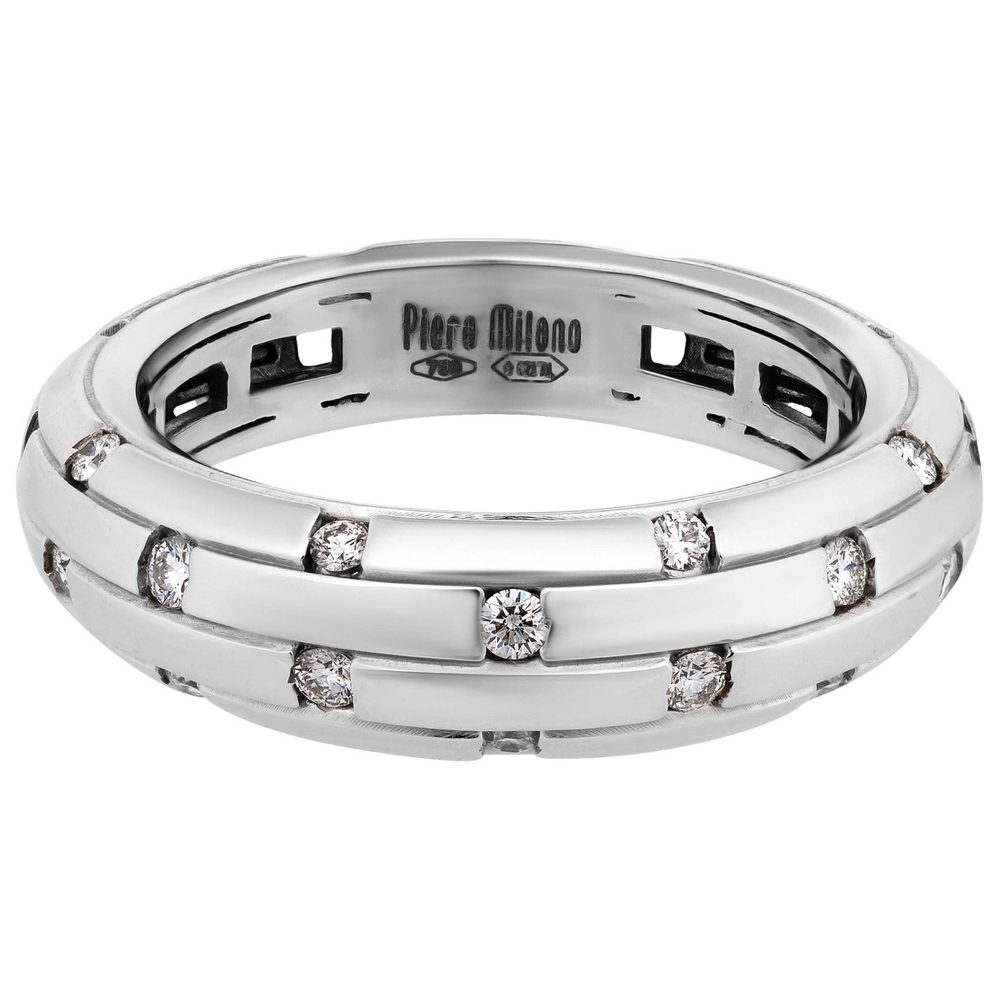 Front view of Piero Milano Elegant Women's Ring RIDI-109527-503.504