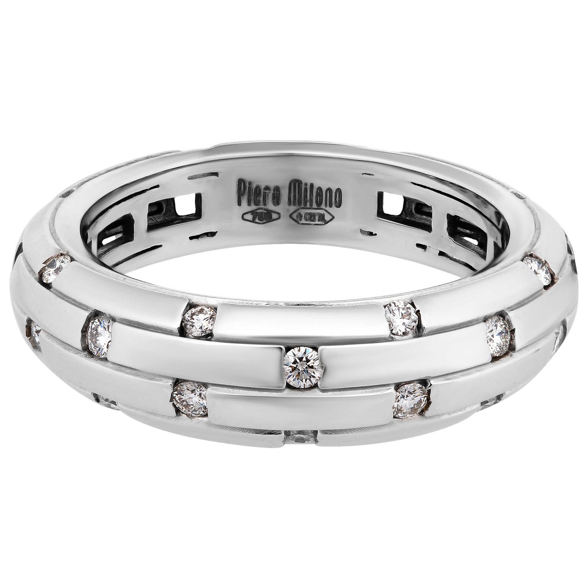 Front view of Piero Milano Elegant Women's Ring RIDI-109527-503.504