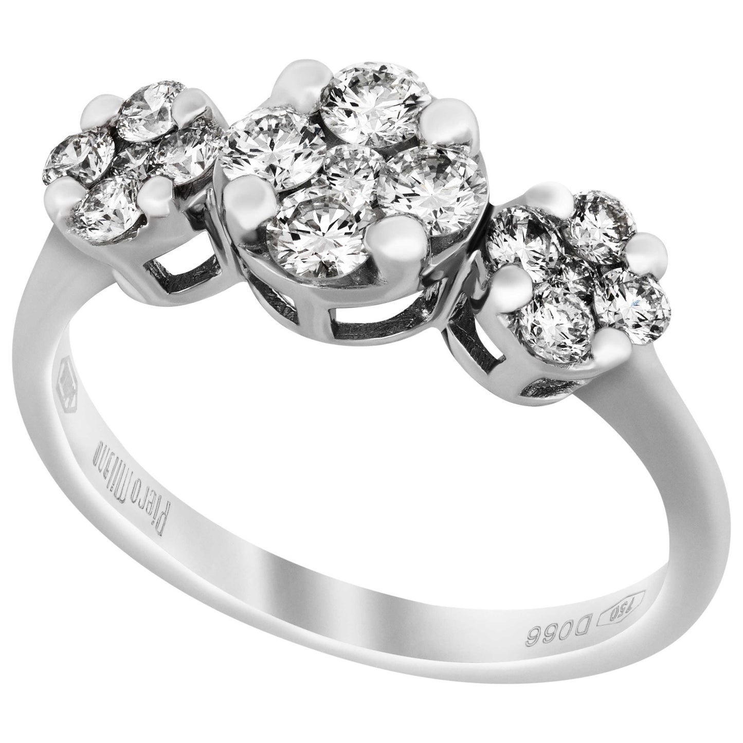 Front view of Piero Milano Elegant Women's Ring RIDI-109581-550