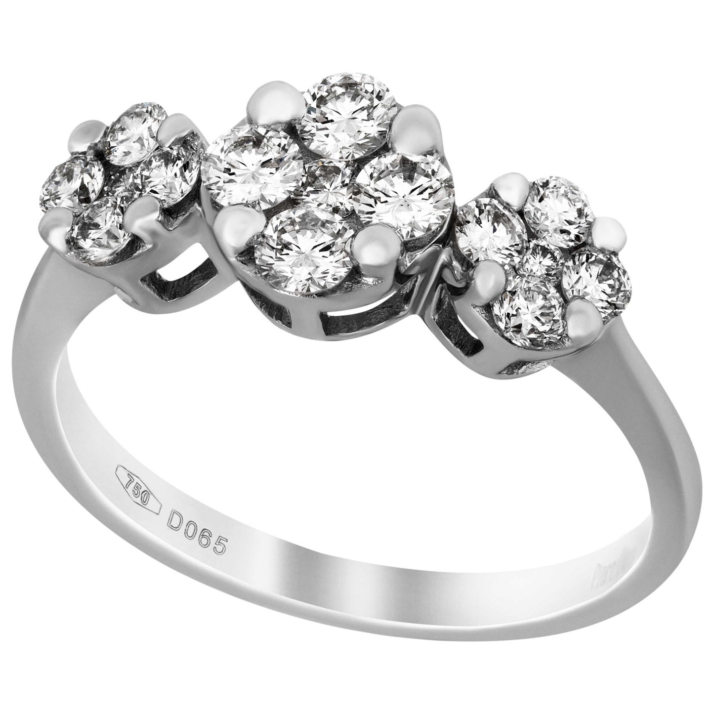 Front view of Piero Milano Elegant Women's Ring RIDI-109583-552