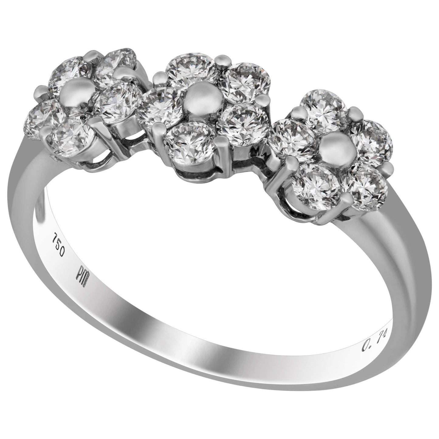 Front view of Piero Milano Elegant Women's Ring RIDI-109592-561