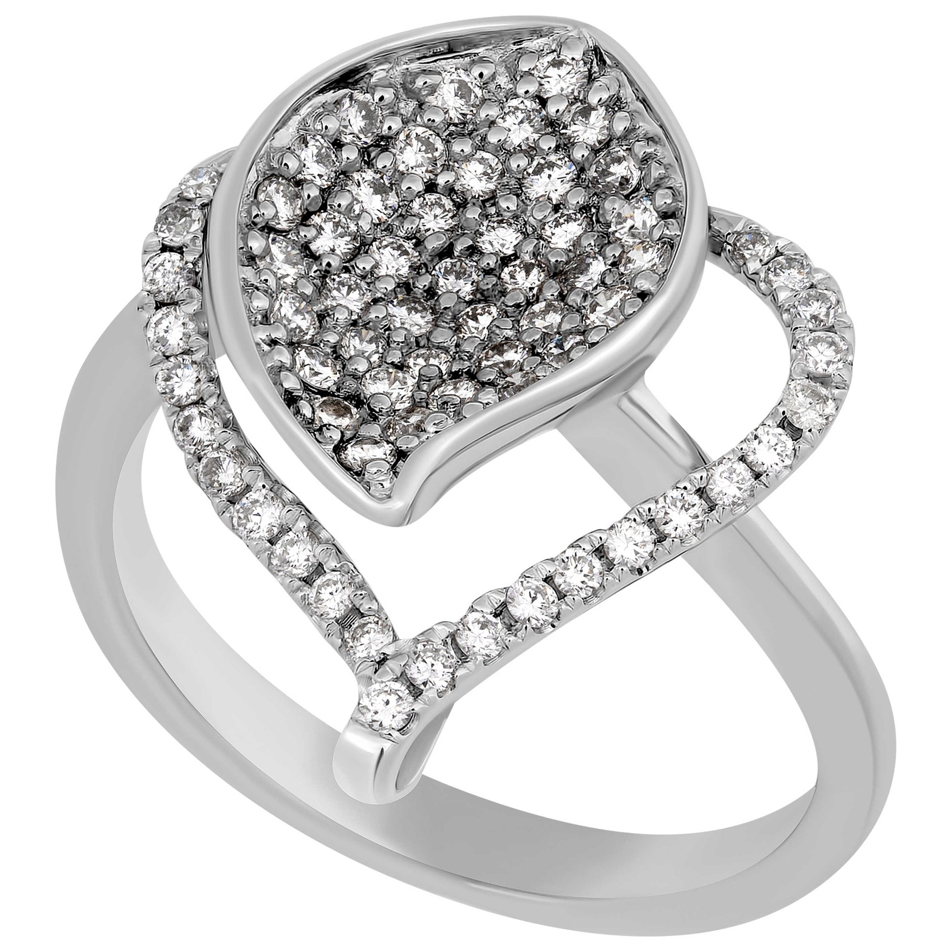 Front view of Piero Milano Elegant Women's Ring RIDI-109594-563