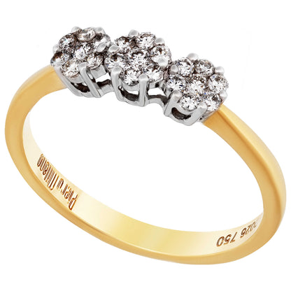 Front view of Piero Milano Elegant Women's Ring RIDI-109618-584