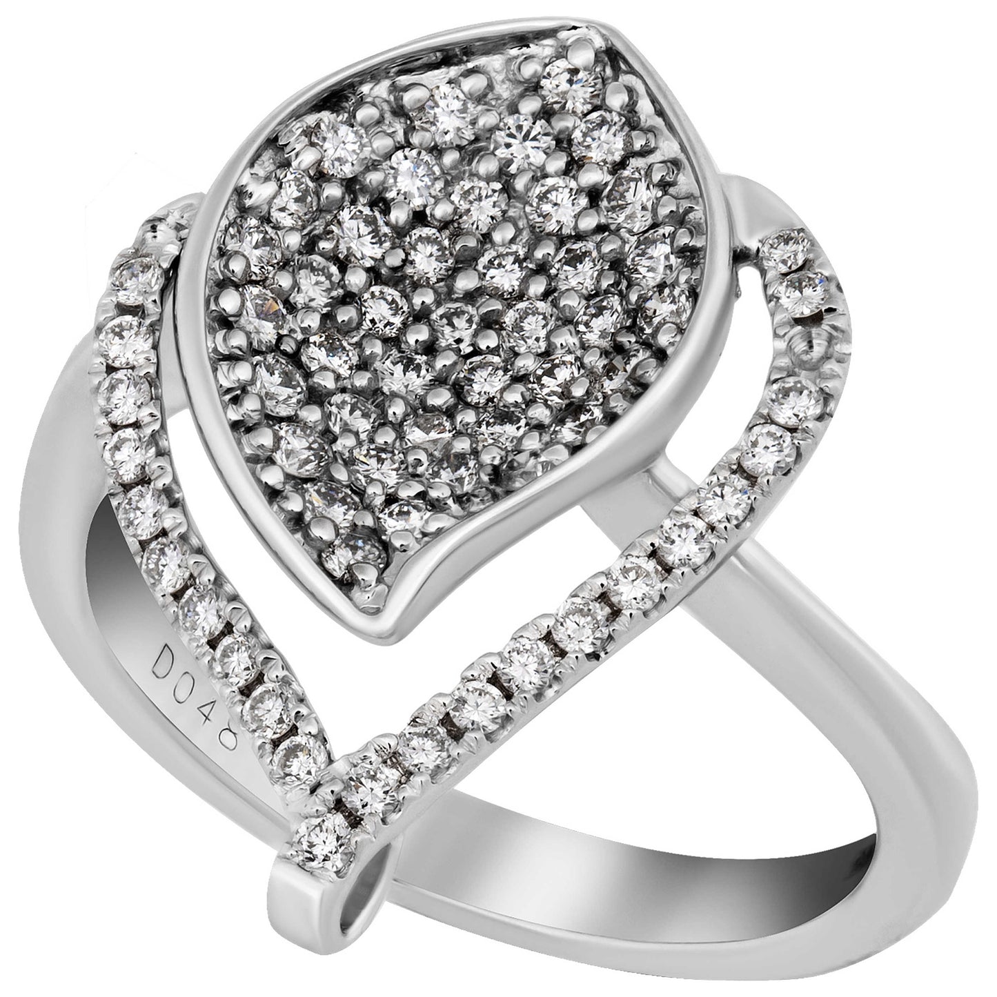 Front view of Piero Milano Elegant Women's Ring RIDI-109625-591