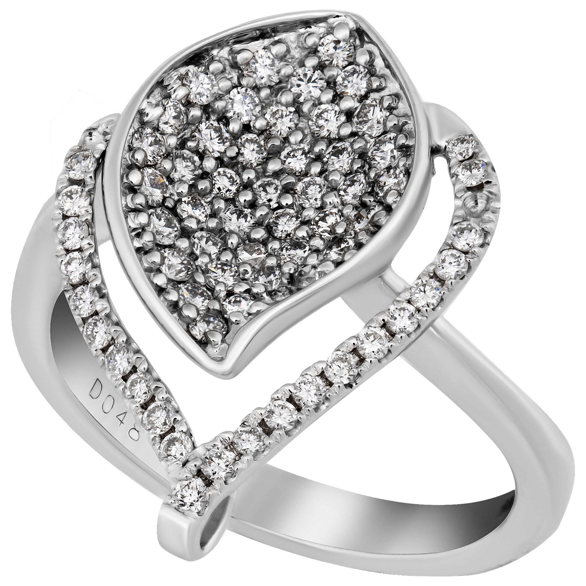 Front view of Piero Milano Elegant Women's Ring RIDI-109625-591