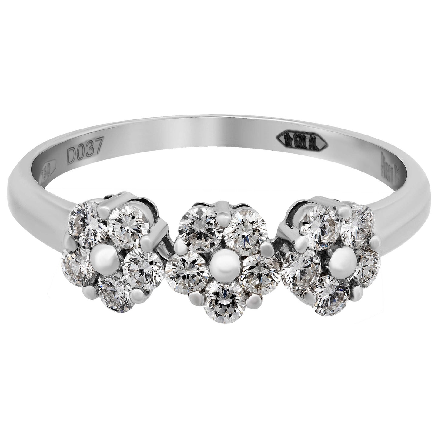 Front view of Piero Milano Elegant Women's Ring RIDI-109633-595