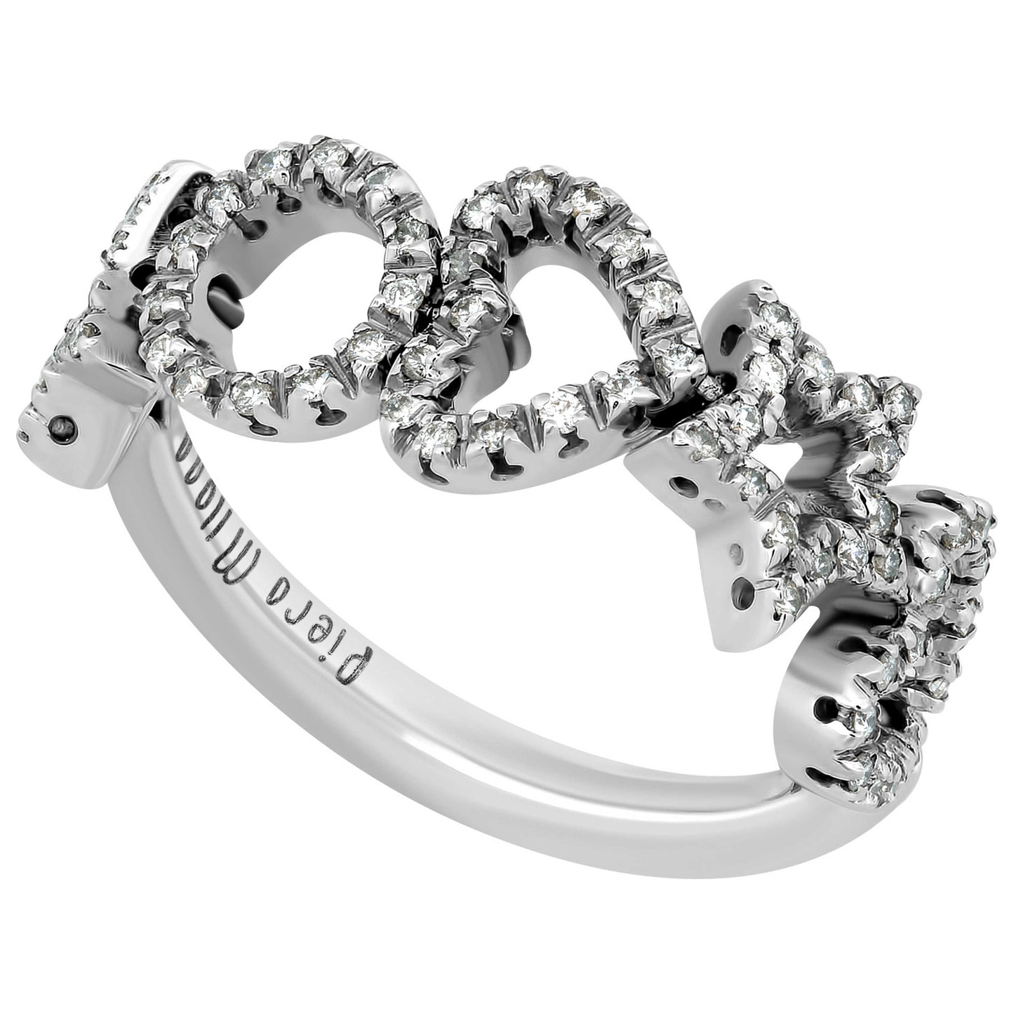 Front view of Piero Milano Elegant Women's Ring RIDI-57567-605