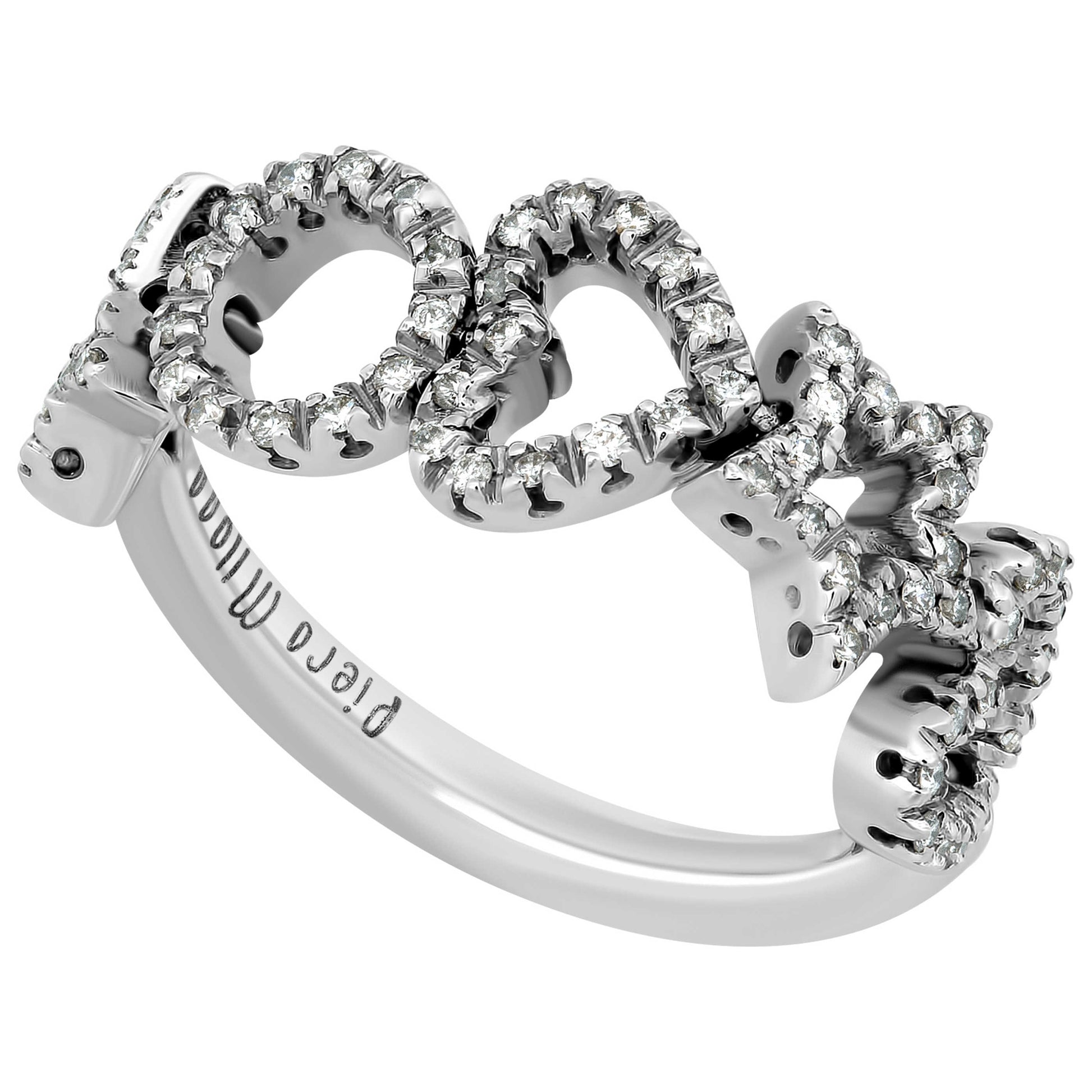 Front view of Piero Milano Elegant Women's Ring RIDI-57567-605