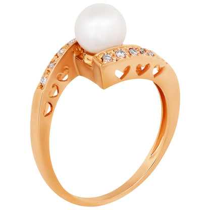 Front view of Piero Milano Elegant Women's Ring RIPD-109605-639