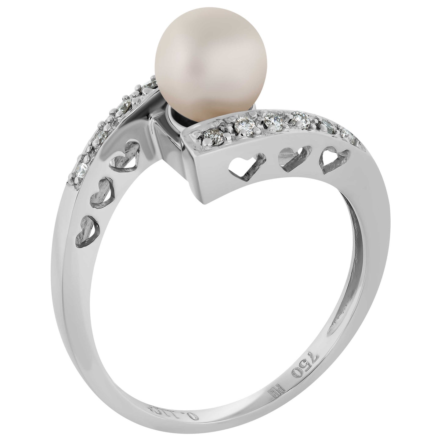 Front view of Piero Milano Elegant Women's Ring RIPD-109630-643.644