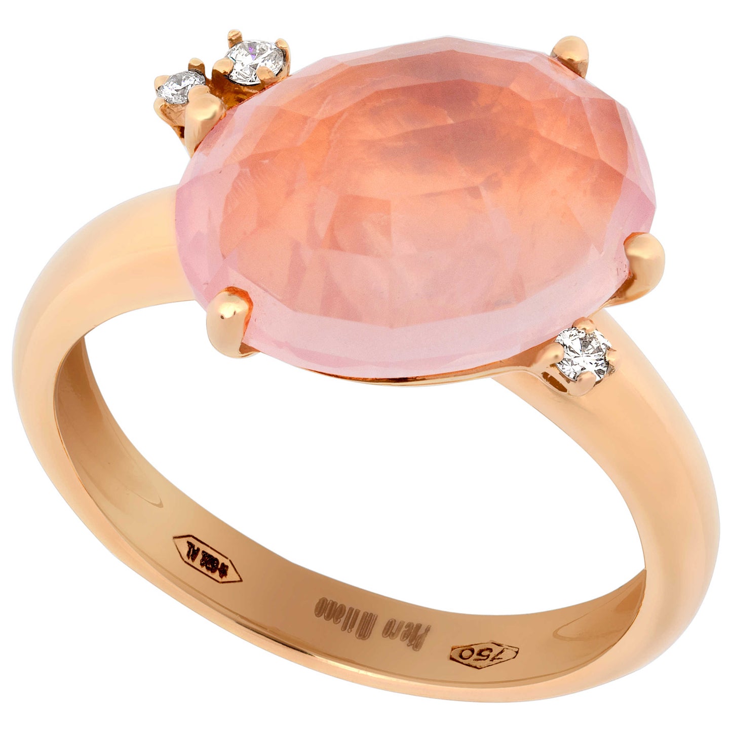 Front view of Piero Milano Elegant Women's Ring RIQD-102292-646