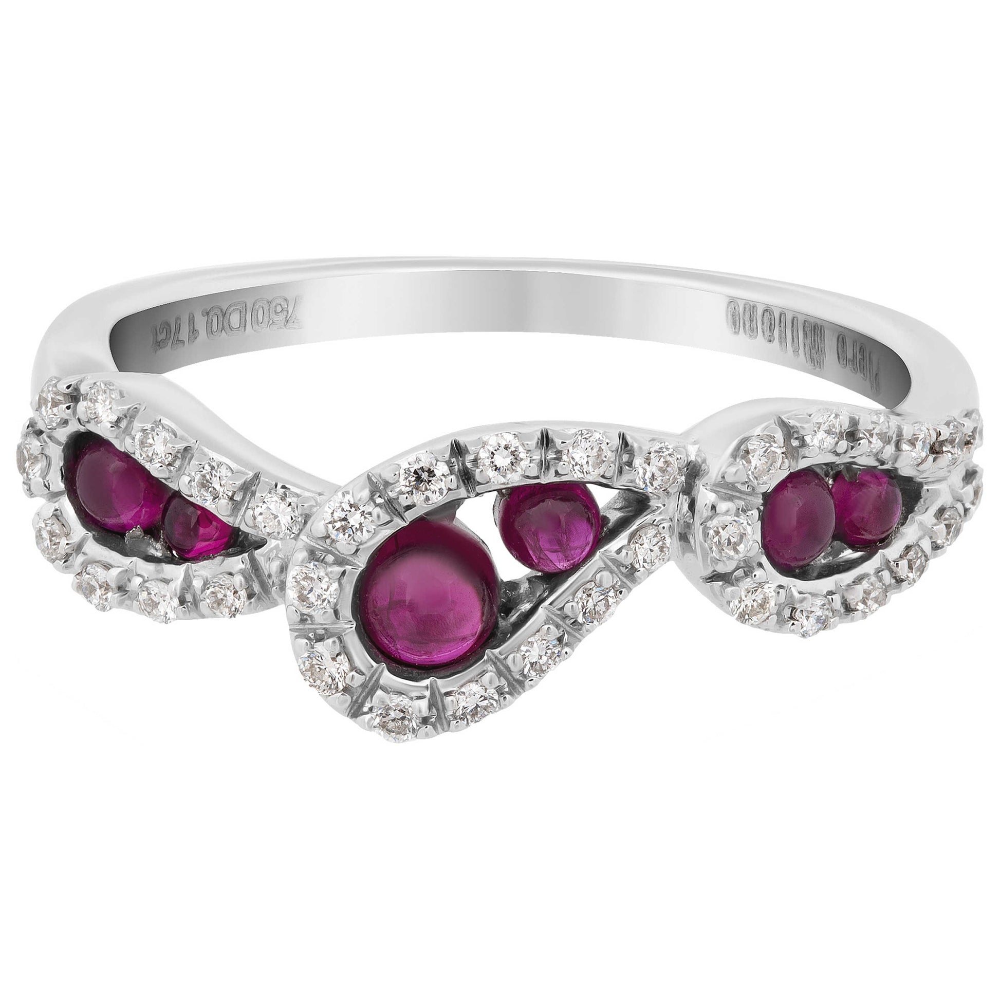 Front view of Piero Milano Elegant Women's Ring RIRD-109429-651.652