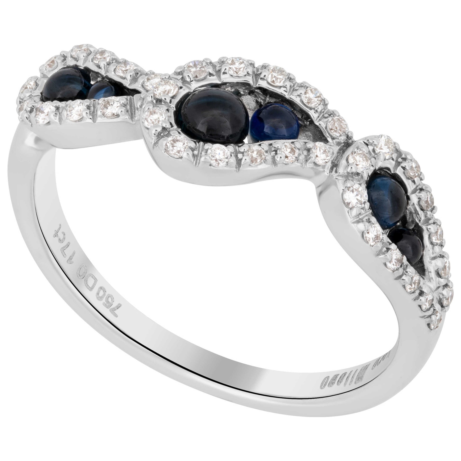 Front view of Piero Milano Elegant Women's Ring RISD-109432-656