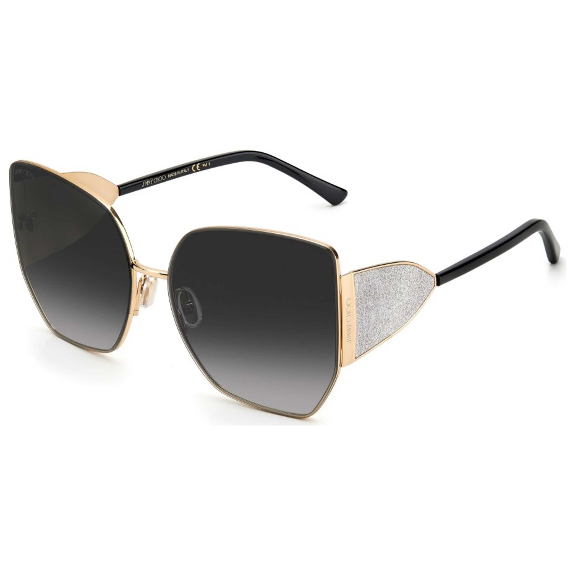 Front view of Jimmy Choo River Women's Sunglasses RIVERS-02M2-9O