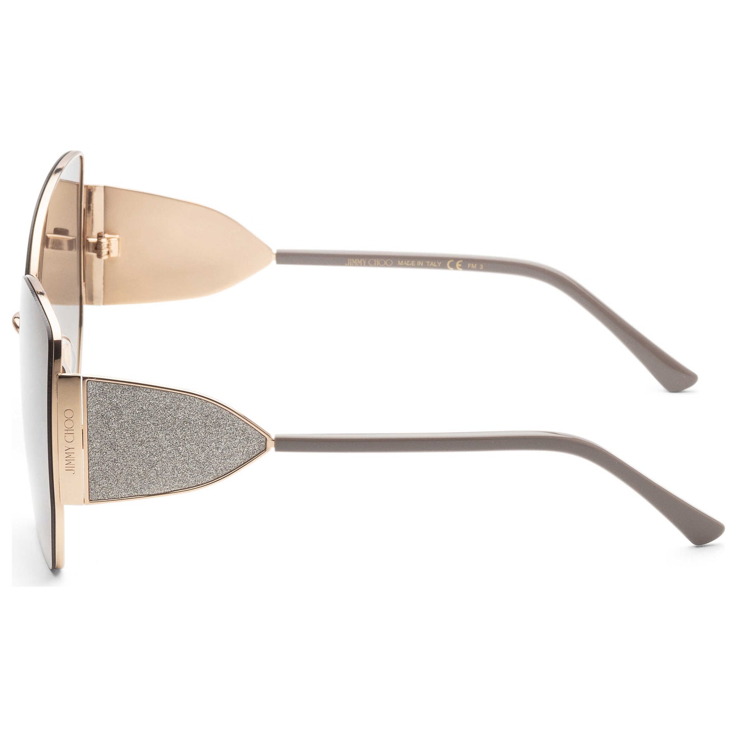 Left view of Jimmy Choo River Women's Sunglasses RIVERS-0763-HA