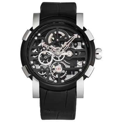Front view of Romain Jerome Skylab Men's Manual-Wind Watch RJMAU.025.01