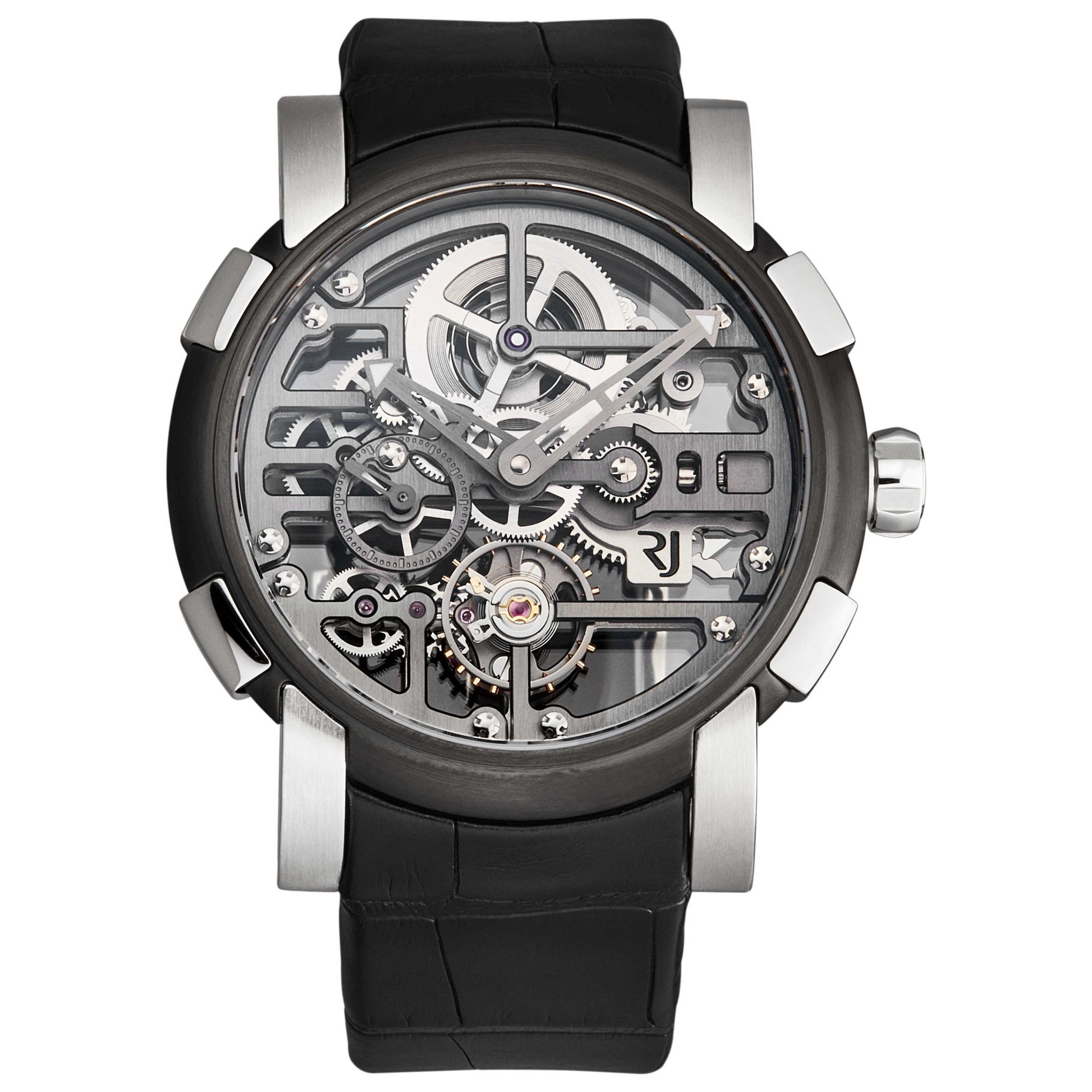 Front view of Romain Jerome Skylab Men's Manual-Wind Watch RJMAU.026.01