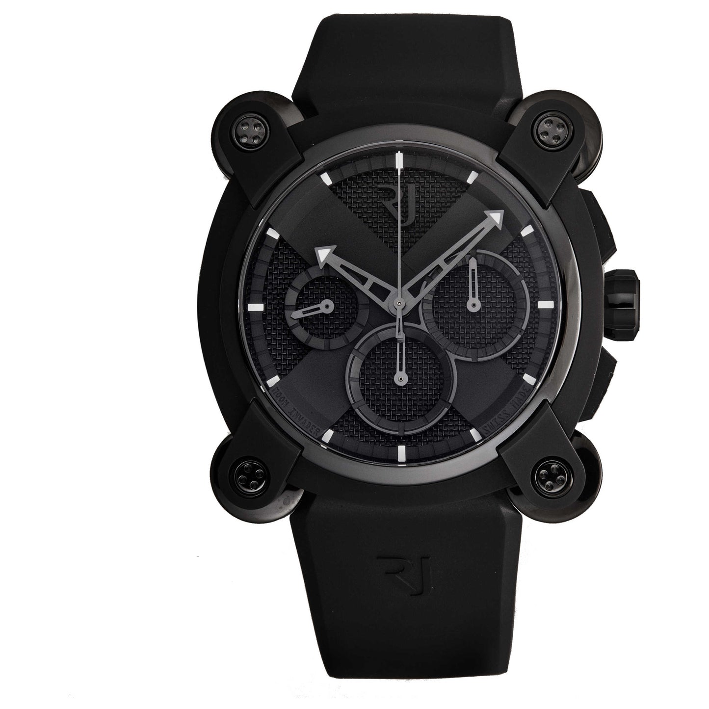 Front view of Romain Jerome Moon Invader Men's Automatic Watch RJMCHIN.001.01
