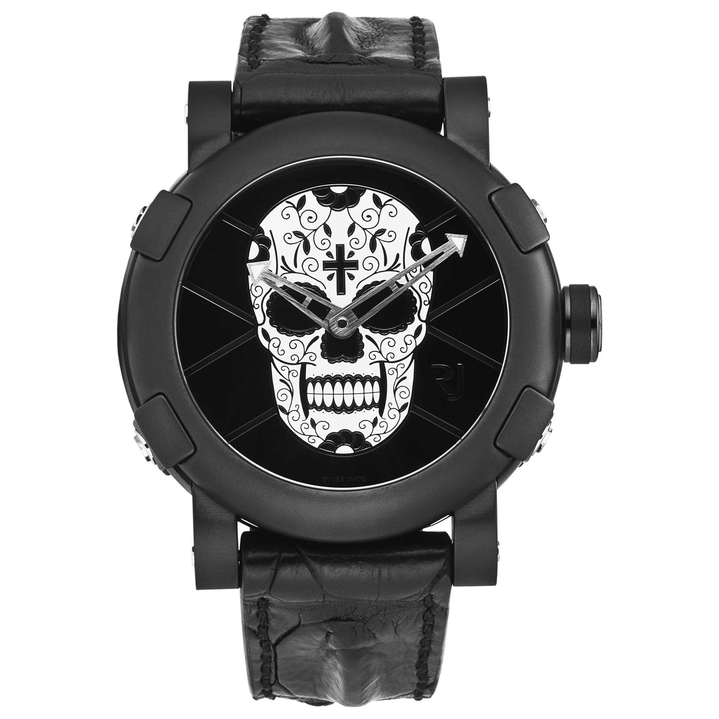 Front view of Romain Jerome Dia De Los M Men's Automatic Watch RJTAUFM.001.09