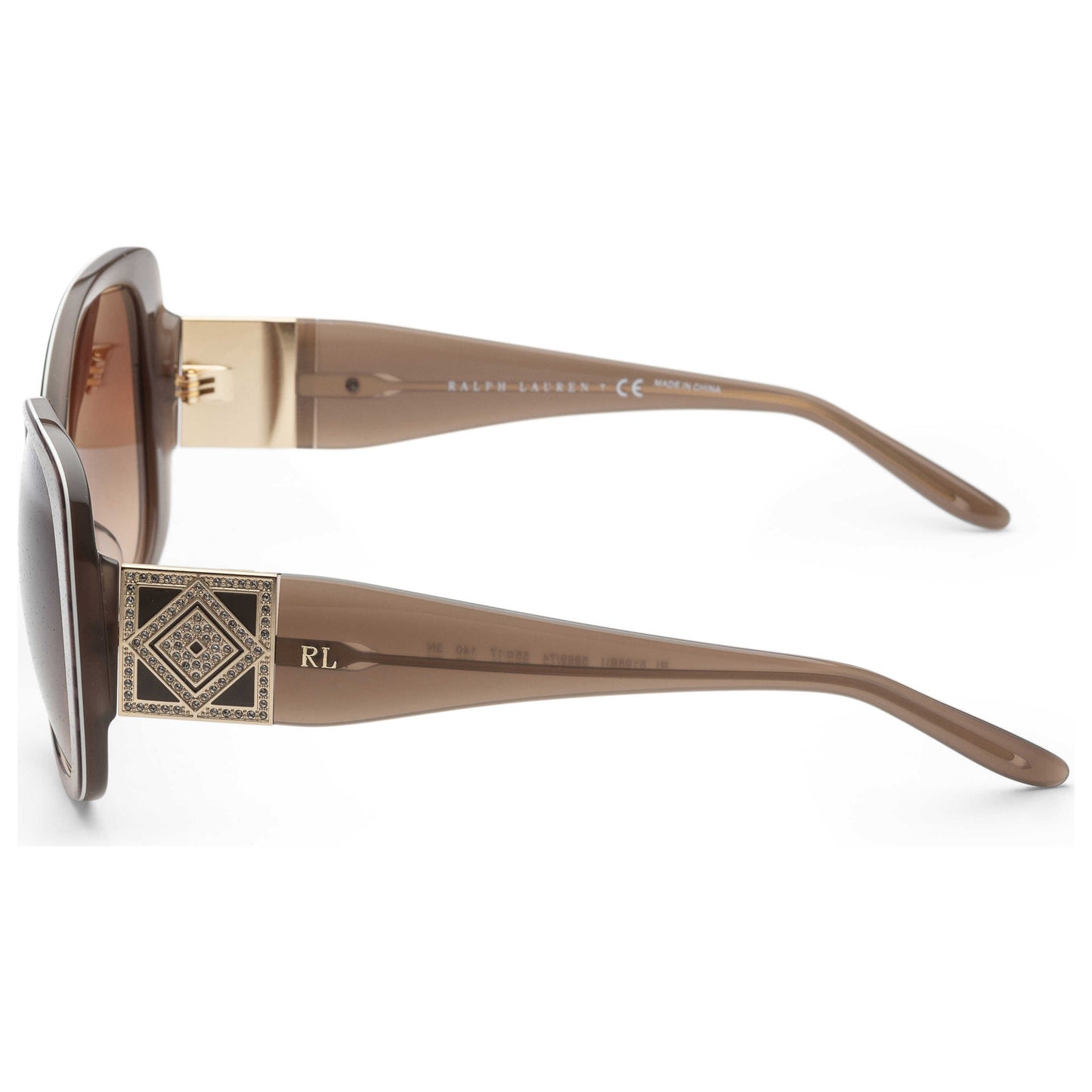 Left view of Ralph Lauren Fashion Women's Sunglasses RL8196BU-599974-55