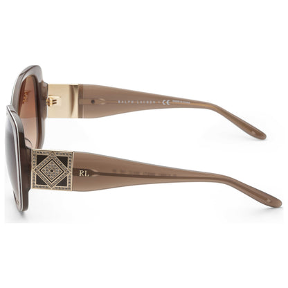 Left view of Ralph Lauren Fashion Women's Sunglasses RL8196BU-599974-55