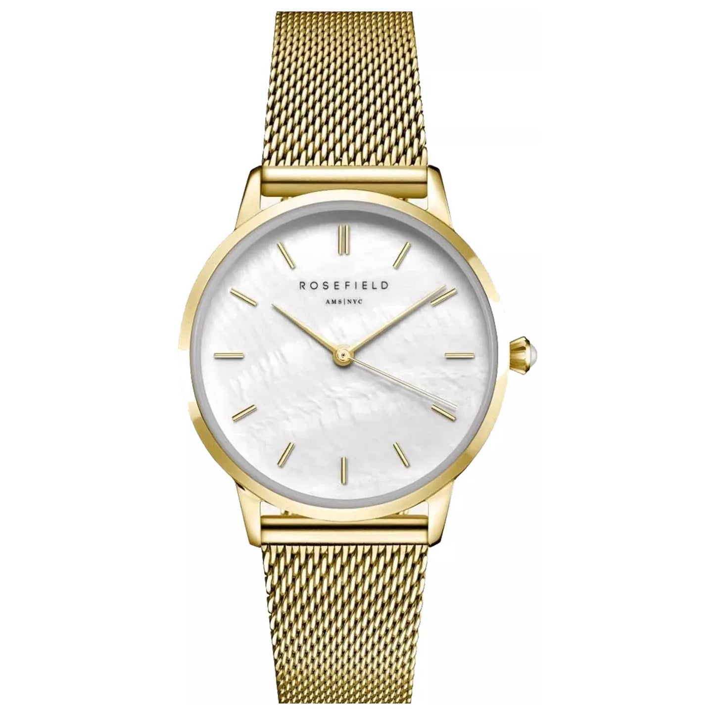 Front view of Rosefield Pearl Edit Women's Quartz Watch RMGMG-R06