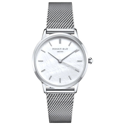 Front view of Rosefield Pearl Edit Women's Quartz Watch RMSMS-R08
