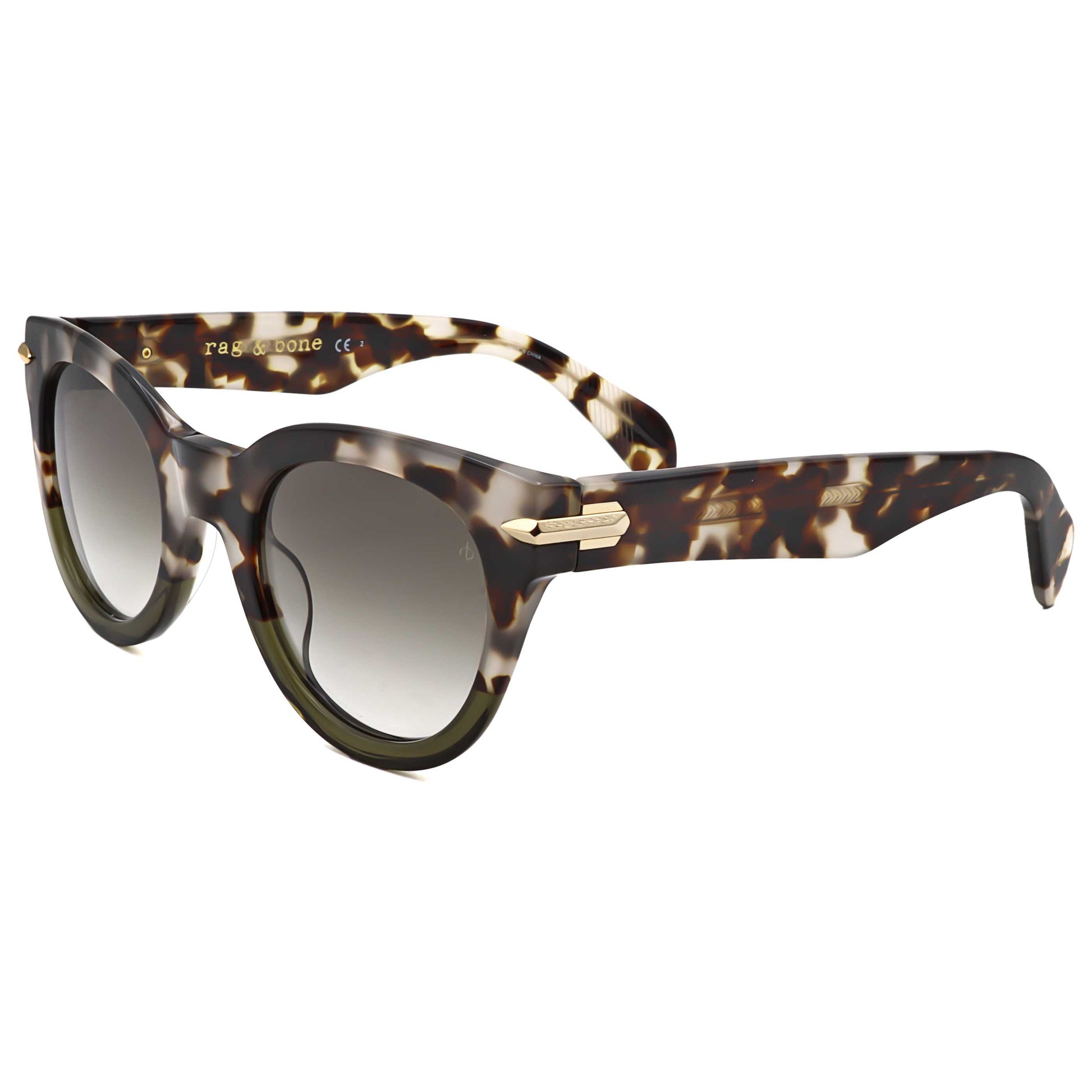 Front view of Rag & Bone Women's Sunglasses RNB1015-S-ACI-50