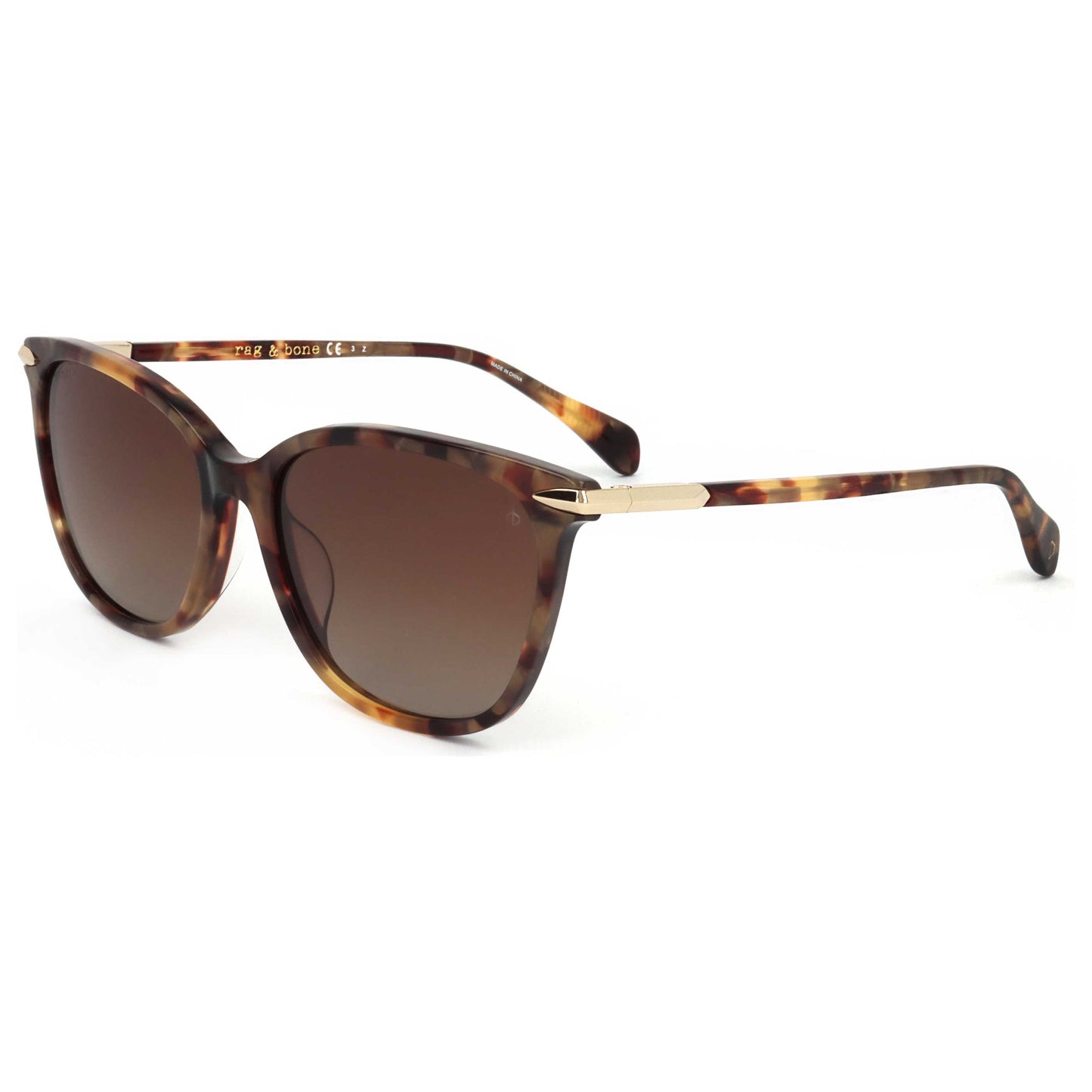 Front view of Rag & Bone Women's Sunglasses RNB1035-S-006J-55