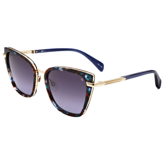Front view of Rag & Bone Women's Sunglasses RNB1057-G-S-JBW-56