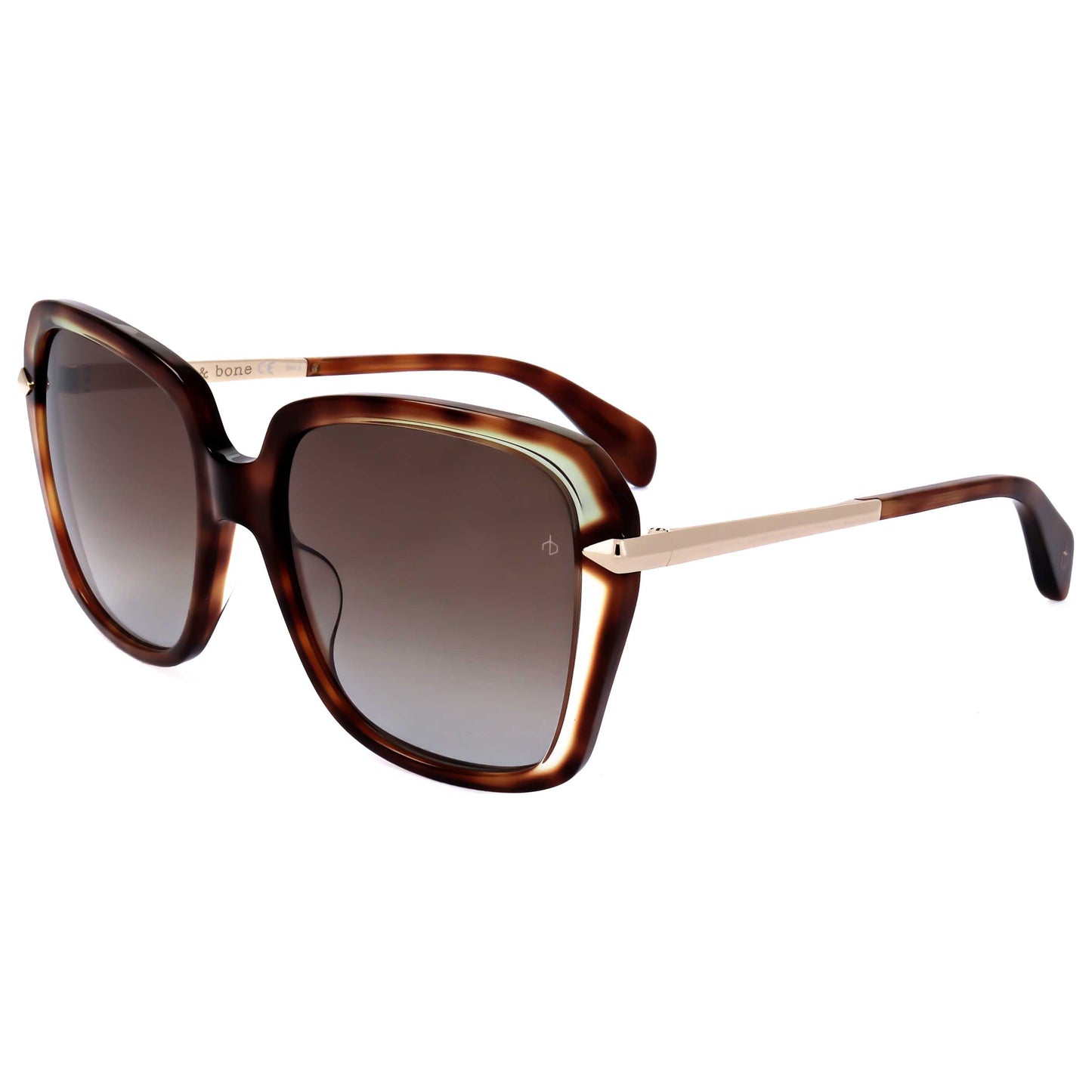 Front view of Rag & Bone Women's Sunglasses RNB1059-G-S-086-57