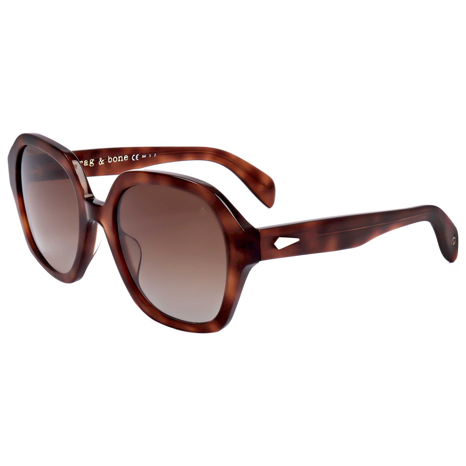Front view of Rag & Bone Women's Sunglasses RNB1063-S-086-53