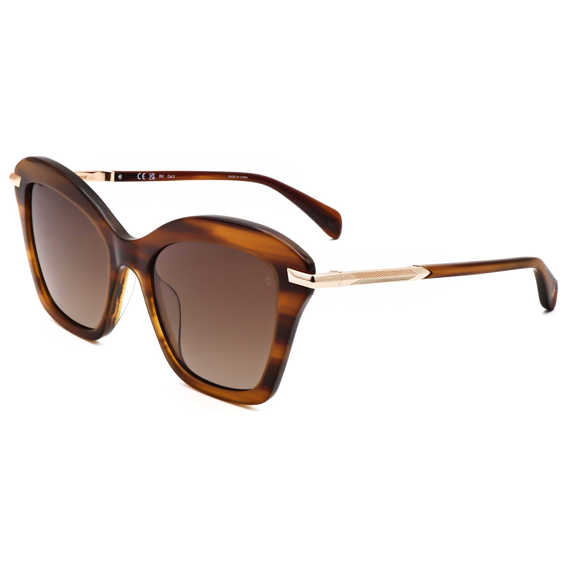 Front view of Rag & Bone Women's Sunglasses RNB1081-S-EX4-53