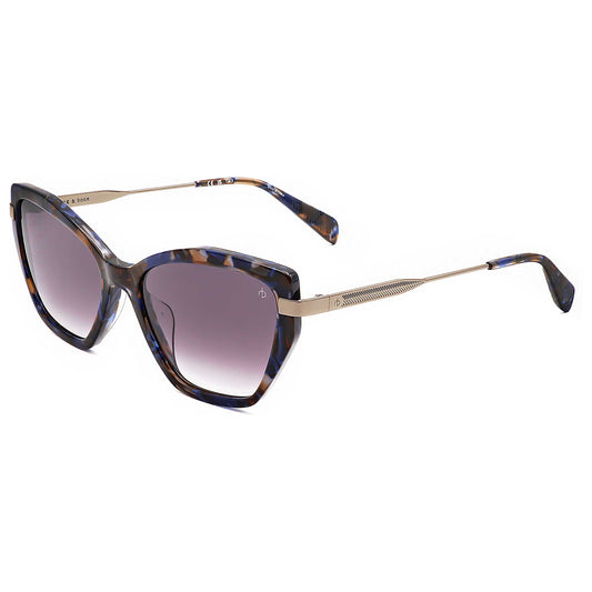 Front view of Rag & Bone Women's Sunglasses RNB1087-G-S-JBW-54