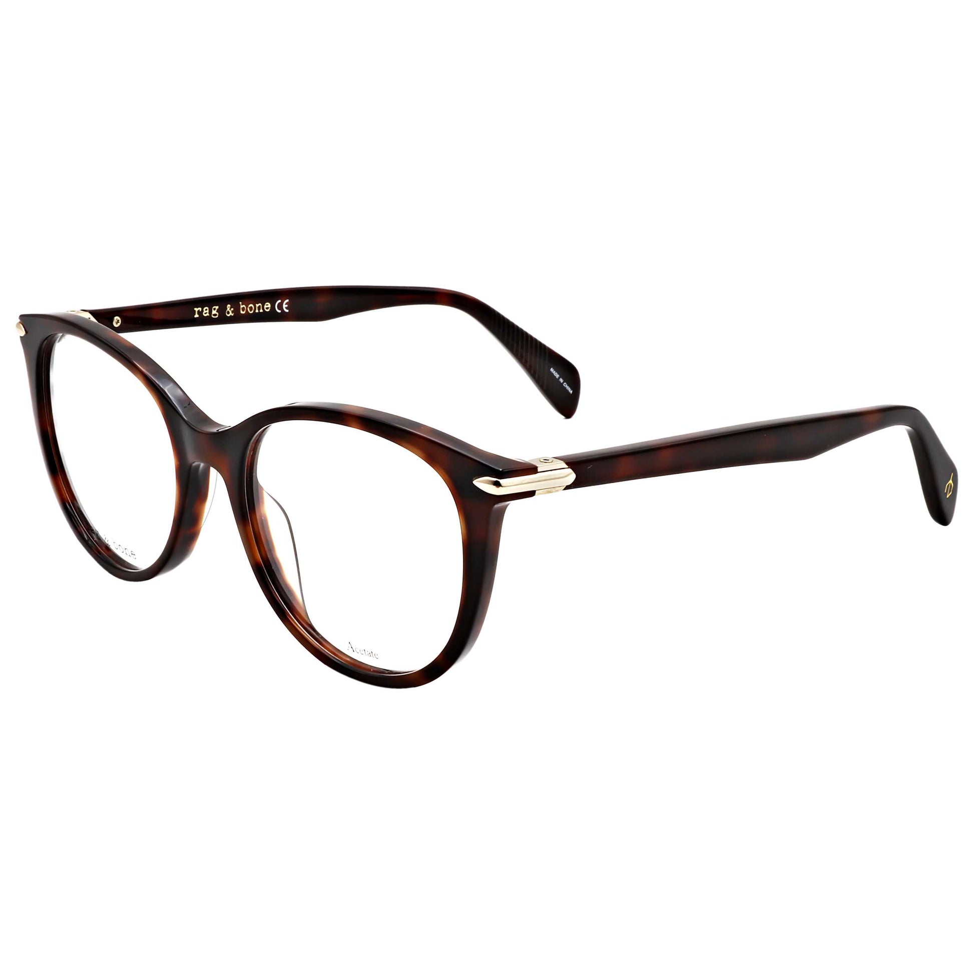 Front view of Rag & Bone Women's Opticals RNB3023-086-51