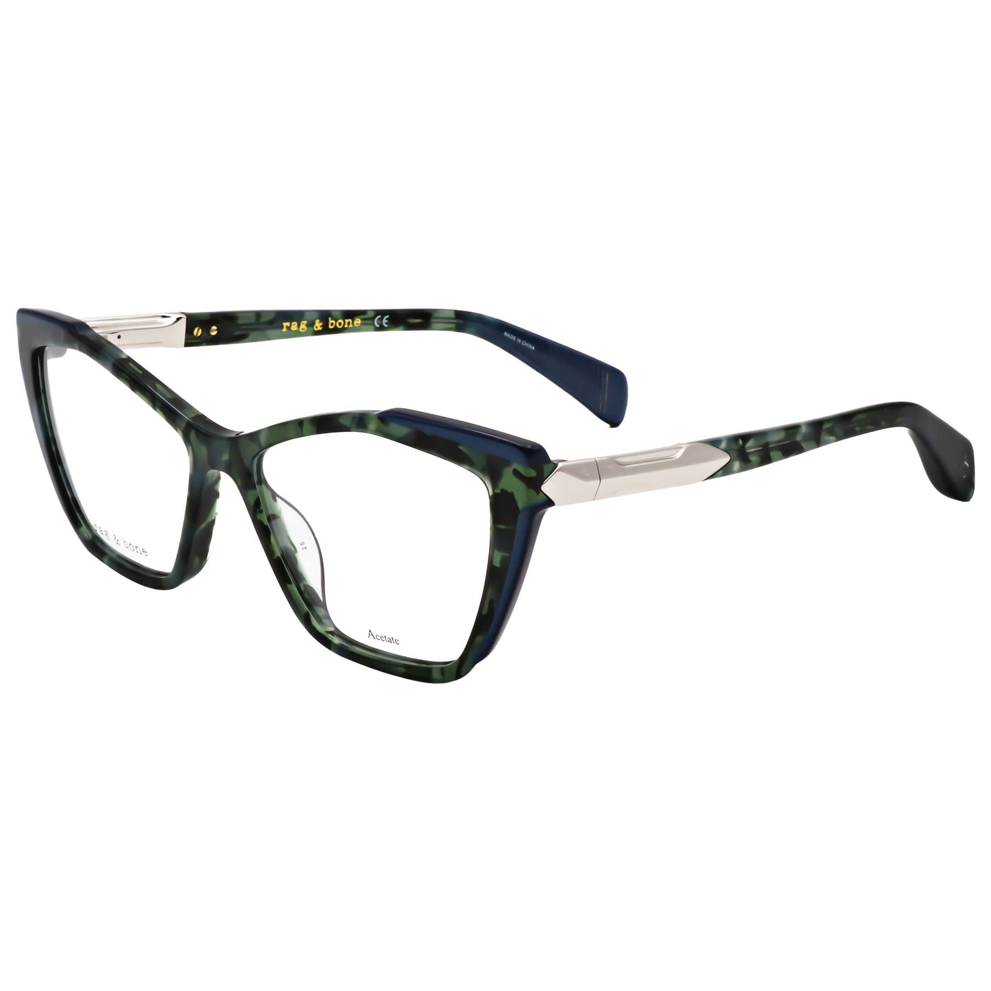 Front view of Rag & Bone Women's Opticals RNB3038-G-YIB-54
