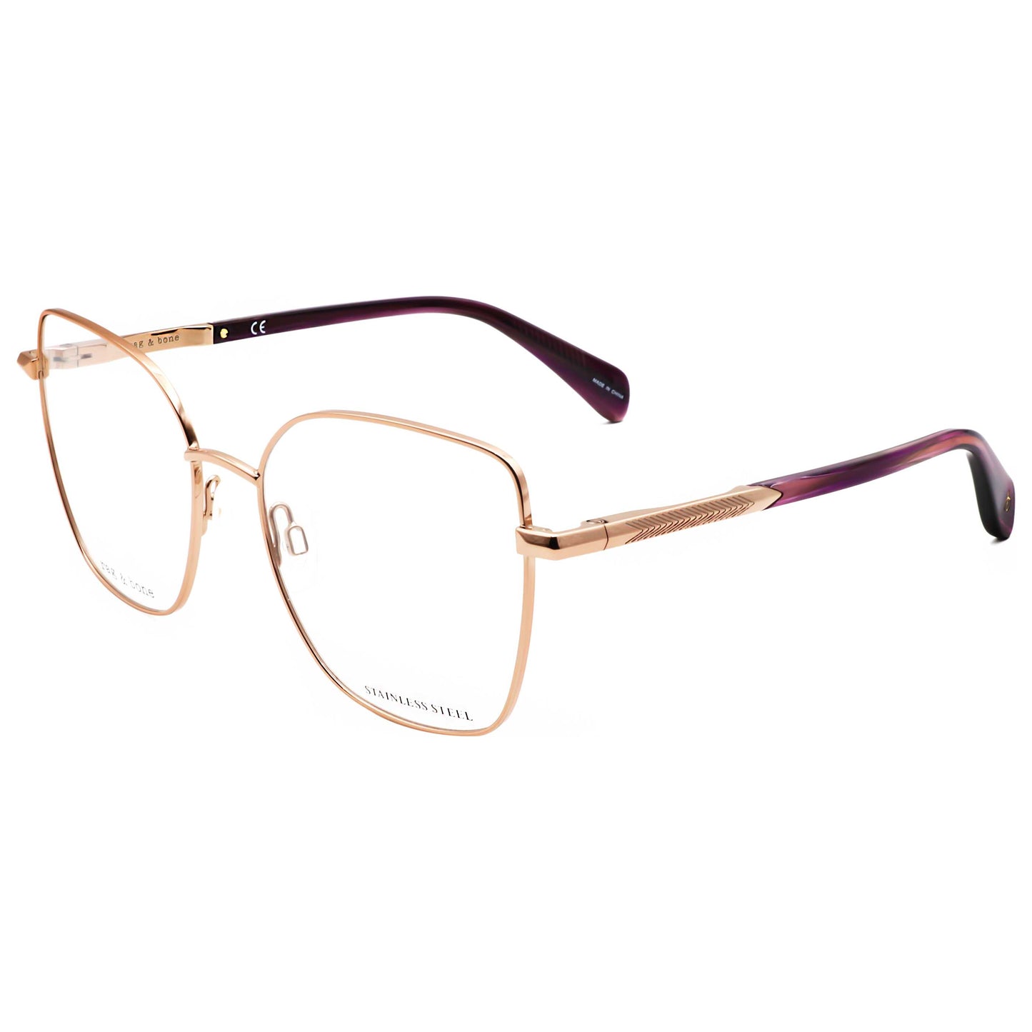 Front view of Rag & Bone Women's Opticals RNB3056-G-AU2-53