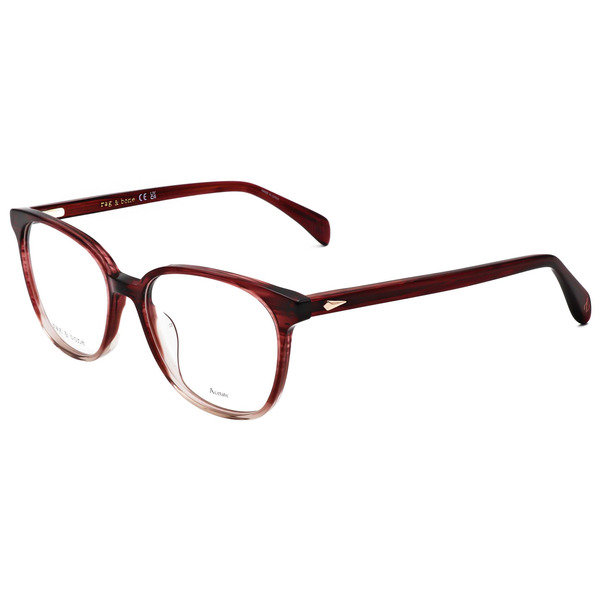 Front view of Rag & Bone Women's Opticals RNB3059-K4G-52