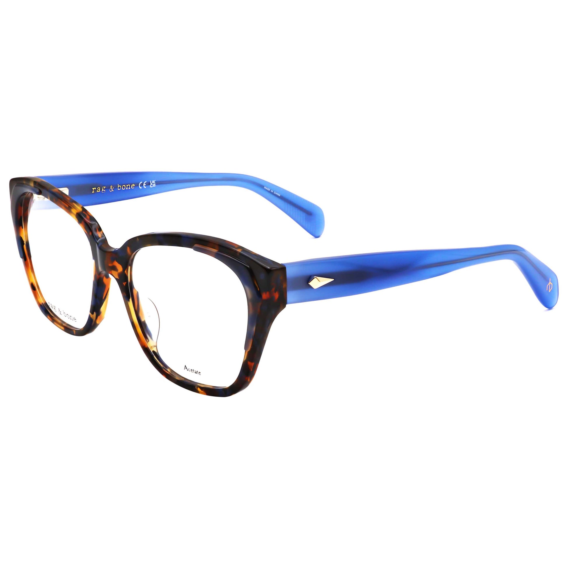 Front view of Rag & Bone Women's Opticals RNB3071-JBW-53