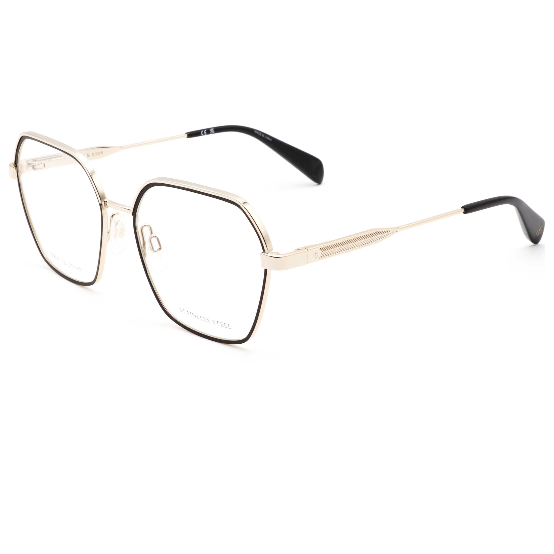 Front view of Rag & Bone Women's Opticals RNB3072-G-RHL-53