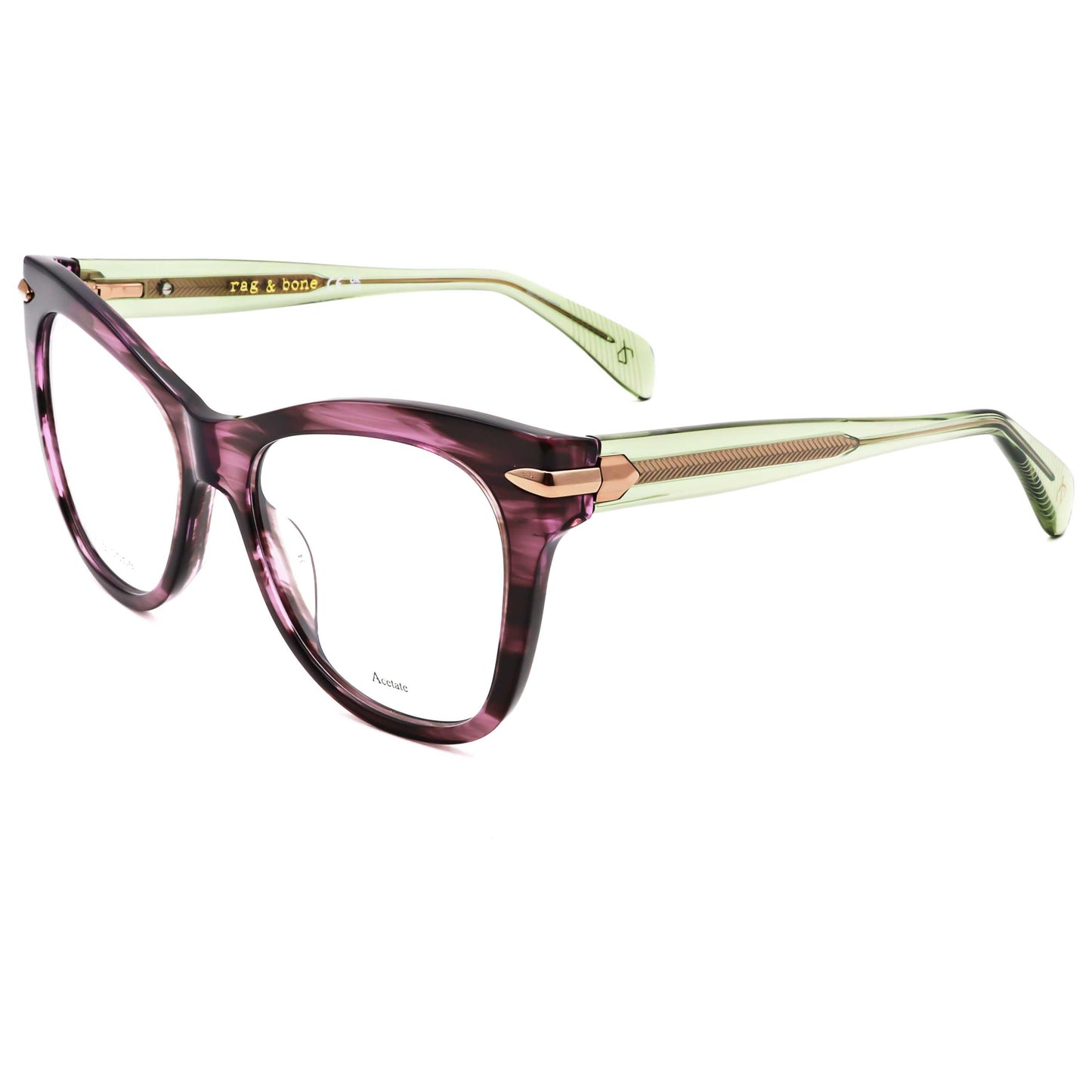 Front view of Rag & Bone Women's Opticals RNB3074-2W8-53