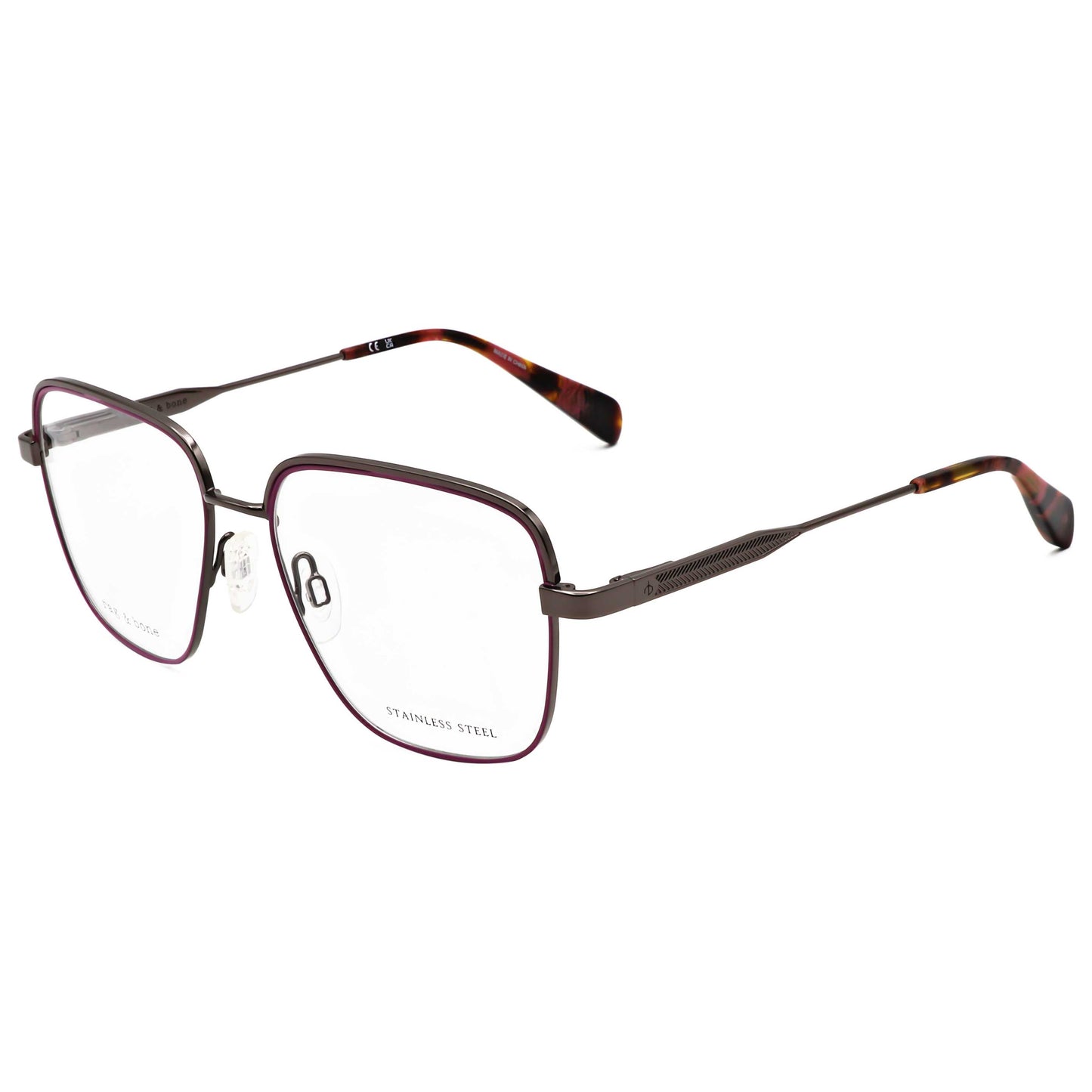 Front view of Rag & Bone Women's Opticals RNB3075-G-G8K-54