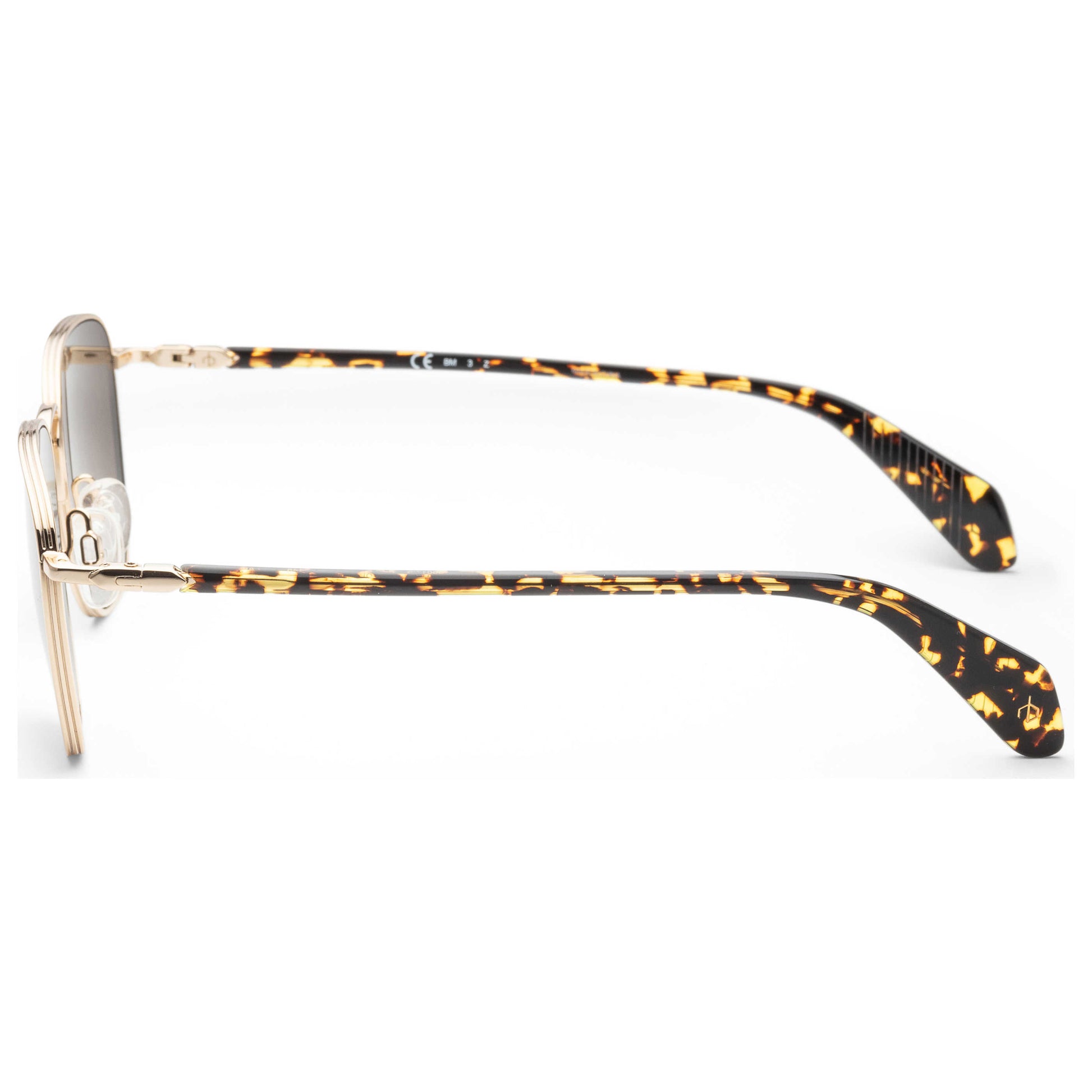Left view of Rag & Bone Fashion Men's Sunglasses RNB5017S-03YG-SP