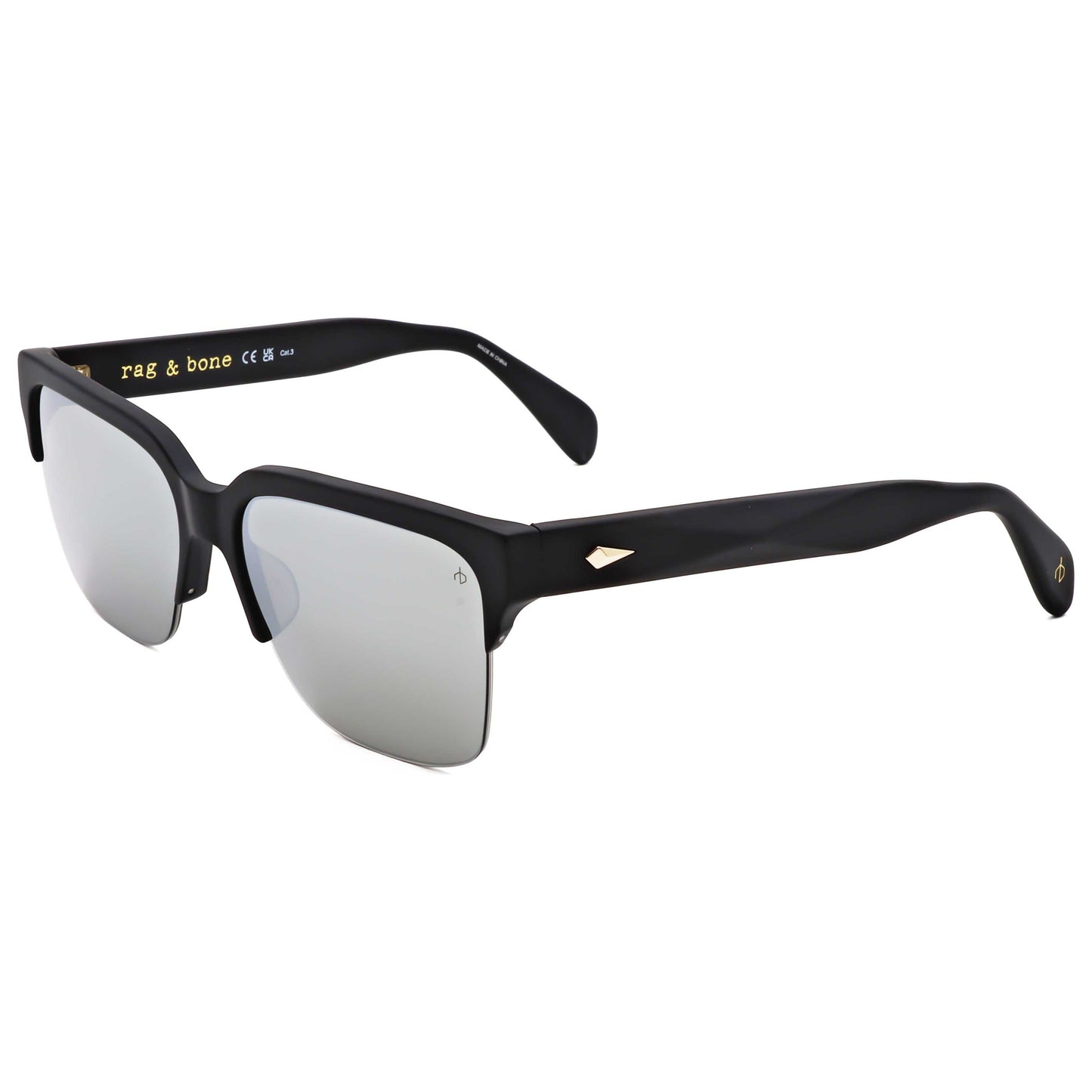 Front view of Rag & Bone Men's Sunglasses RNB5055-G-S-003-58