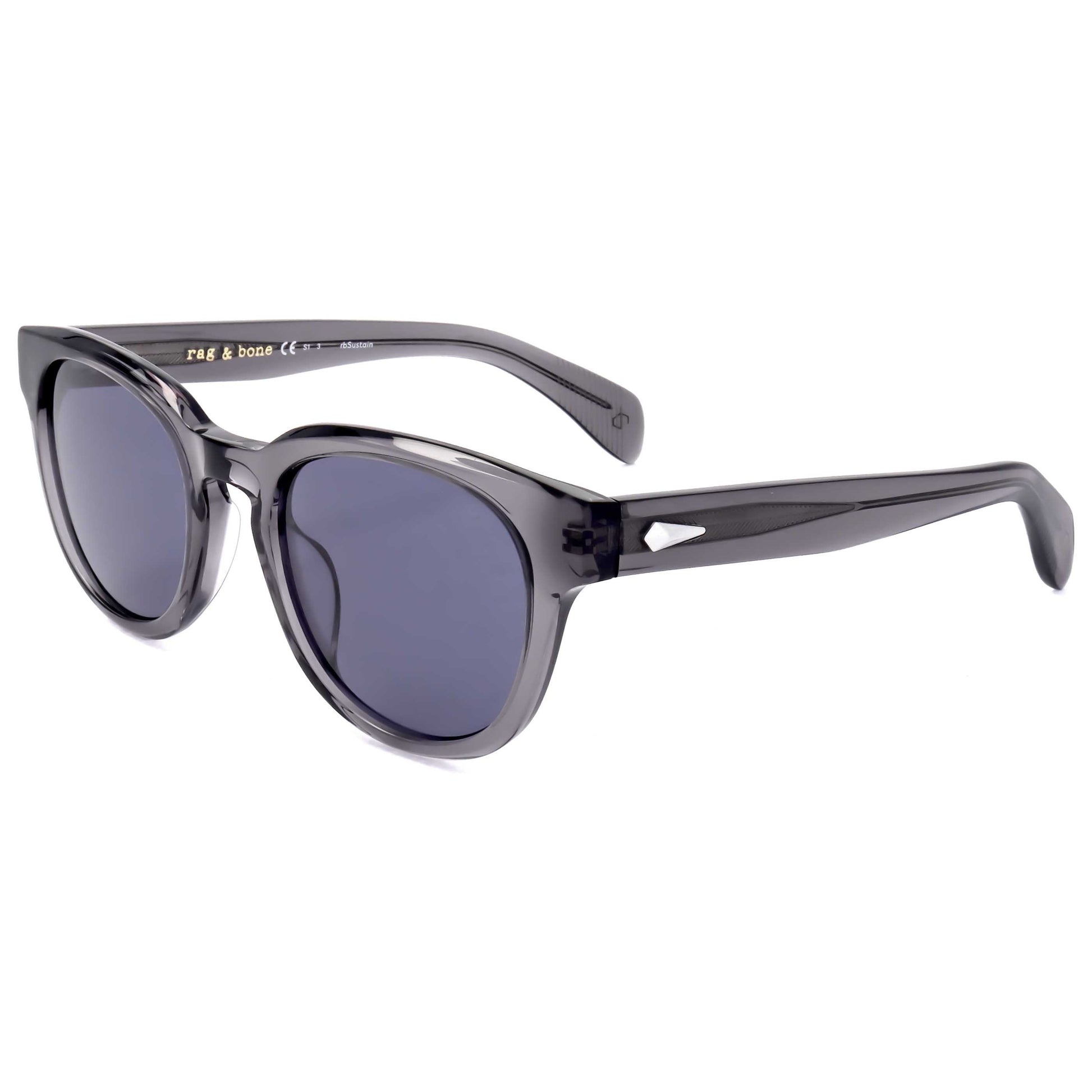 Front view of Rag & Bone Men's Sunglasses RNB6001-S-KB7-51