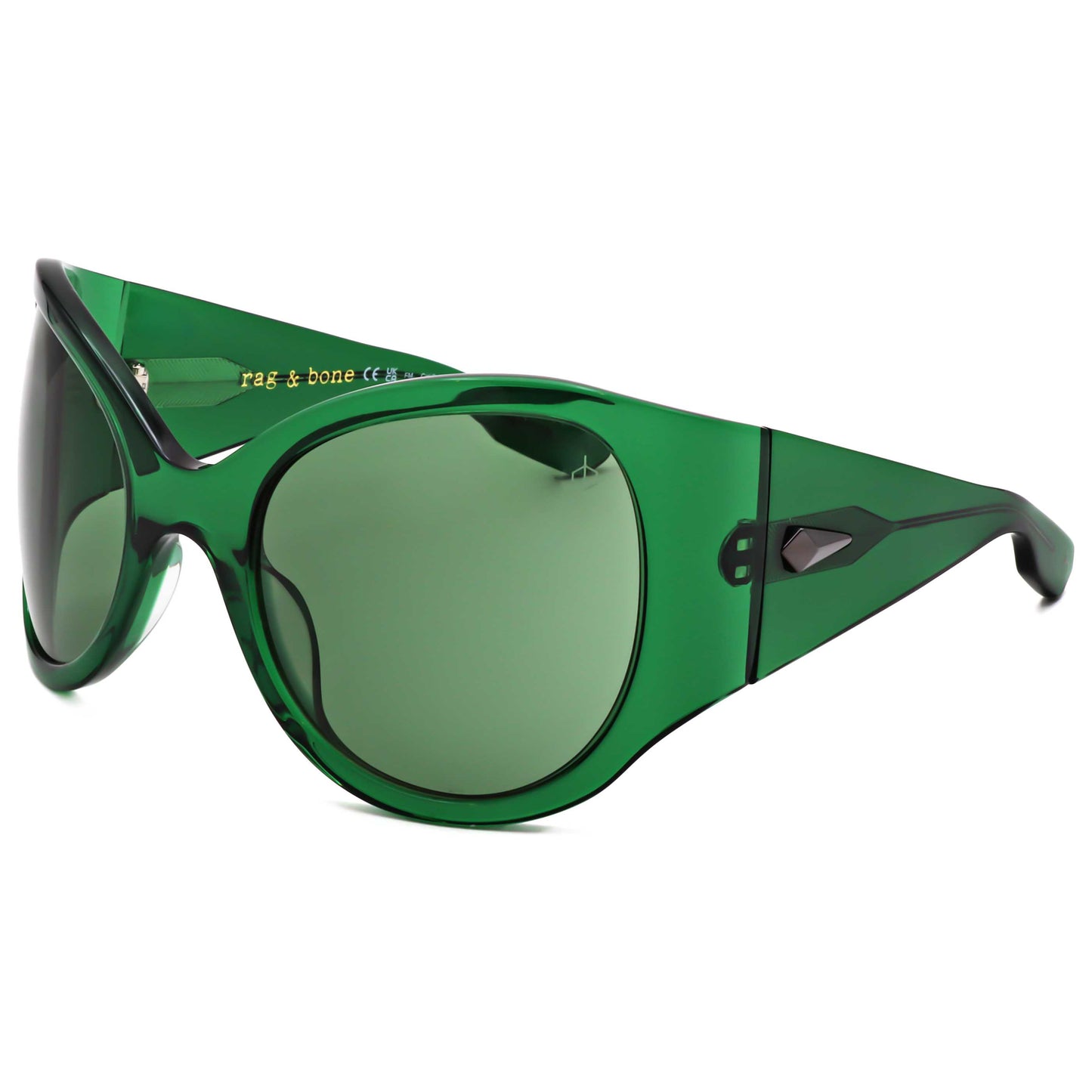 Front view of Rag & Bone Women's Sunglasses RNB6004-S-1ED-56