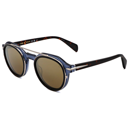 Front view of Rag & Bone Men's Sunglasses RNB6006-S-IPR-51