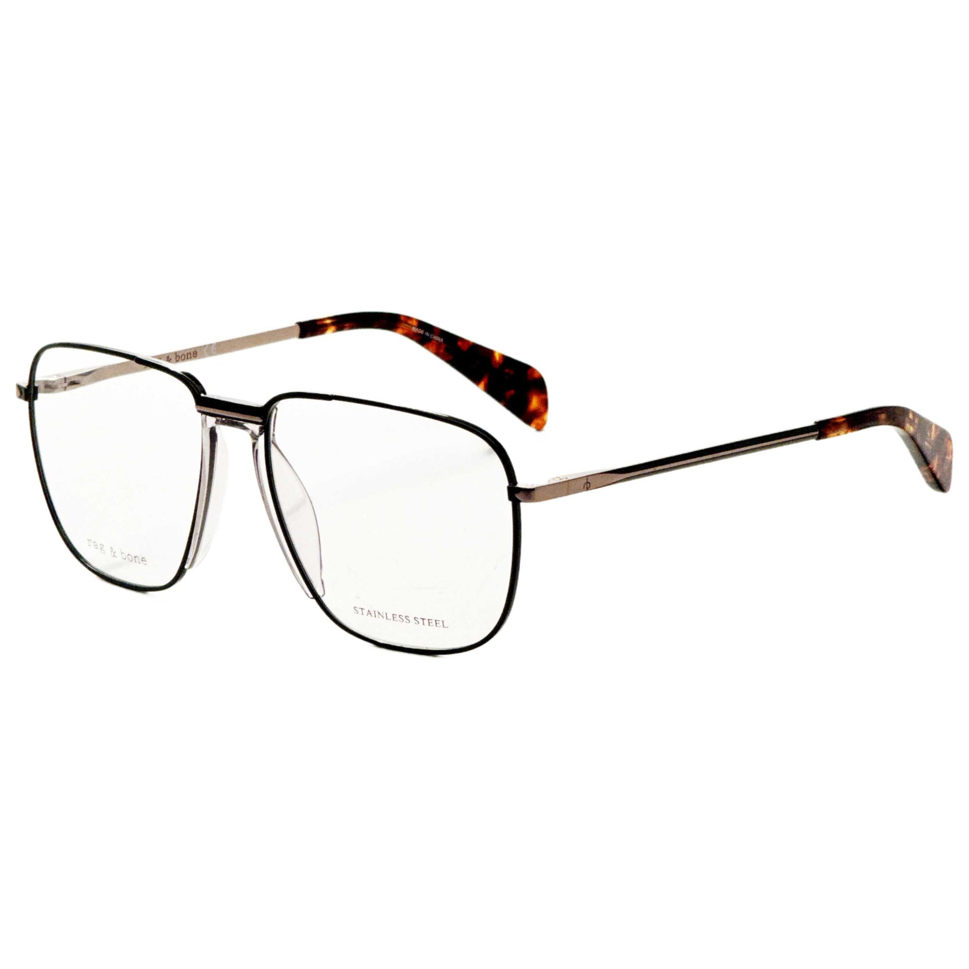 Front view of Rag & Bone Men's Opticals RNB7007-JWJ-55