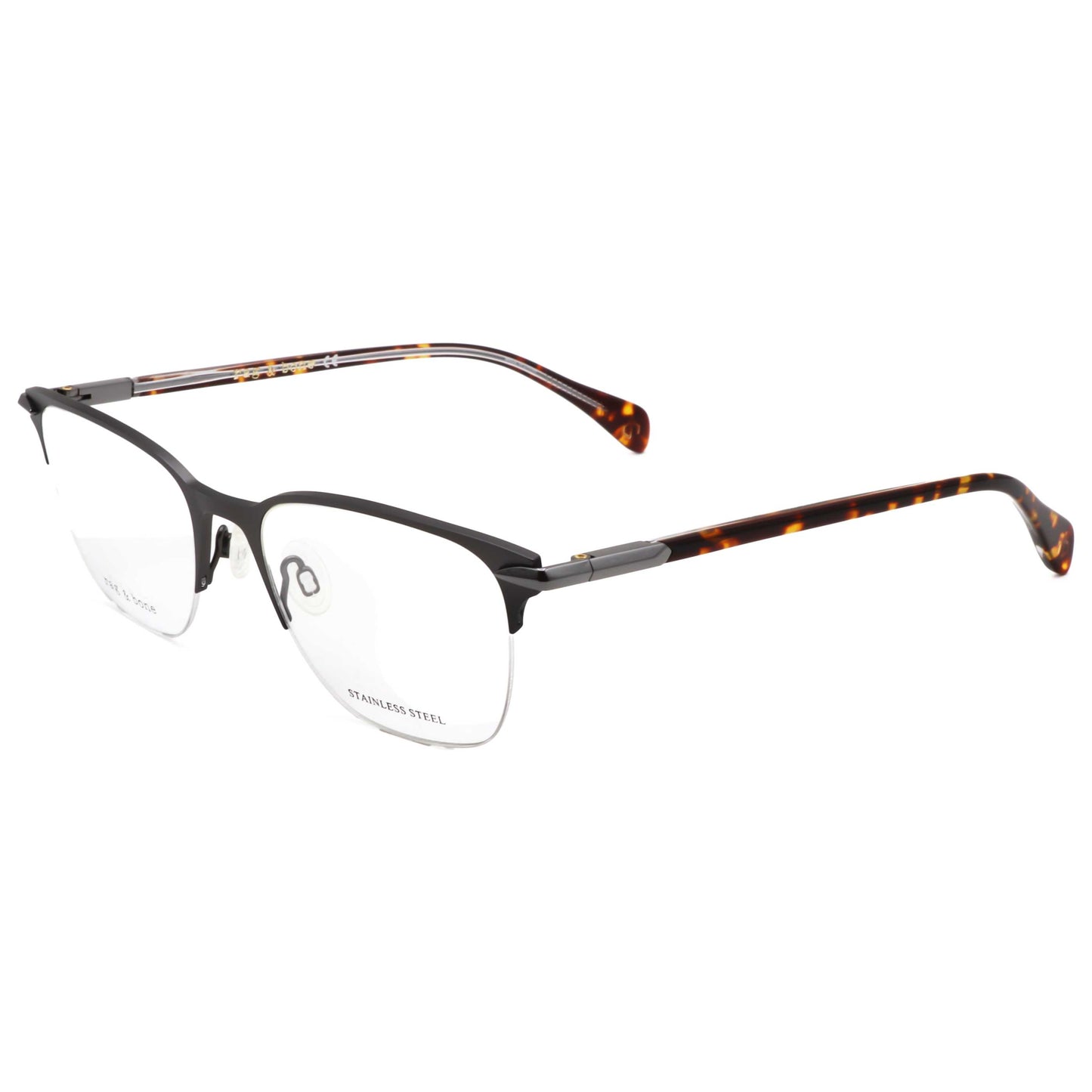 Front view of Rag & Bone Men's Opticals RNB7029-R80-53